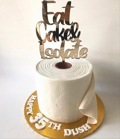 Cake toppers - colour, mirror or glitter acrylic