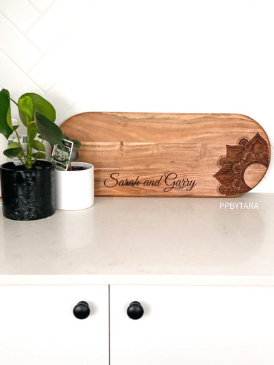 Oval cheese grazing boards