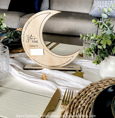 Time for Iftar cresent moon