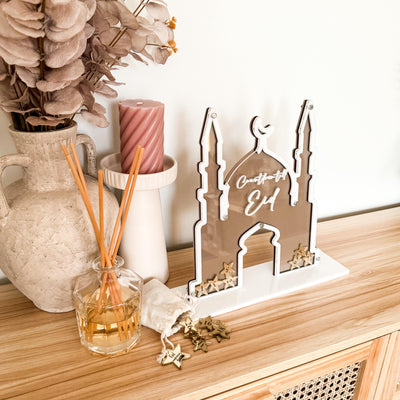 Mosque with Stars countdown to Eid