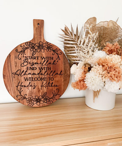Customised chopping boards