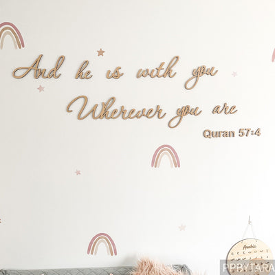 And he is with you wherever you are