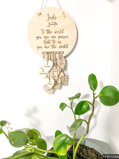Family tree plaques