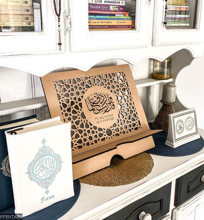 Large Quran holder mosaic design