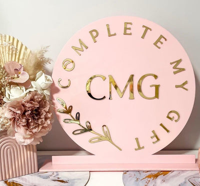 Business logo or event signage freestanding