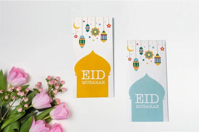 Eid Mubarak envelopes 6 pack colourful